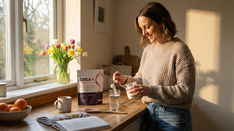 Woman feeling energised and strong
